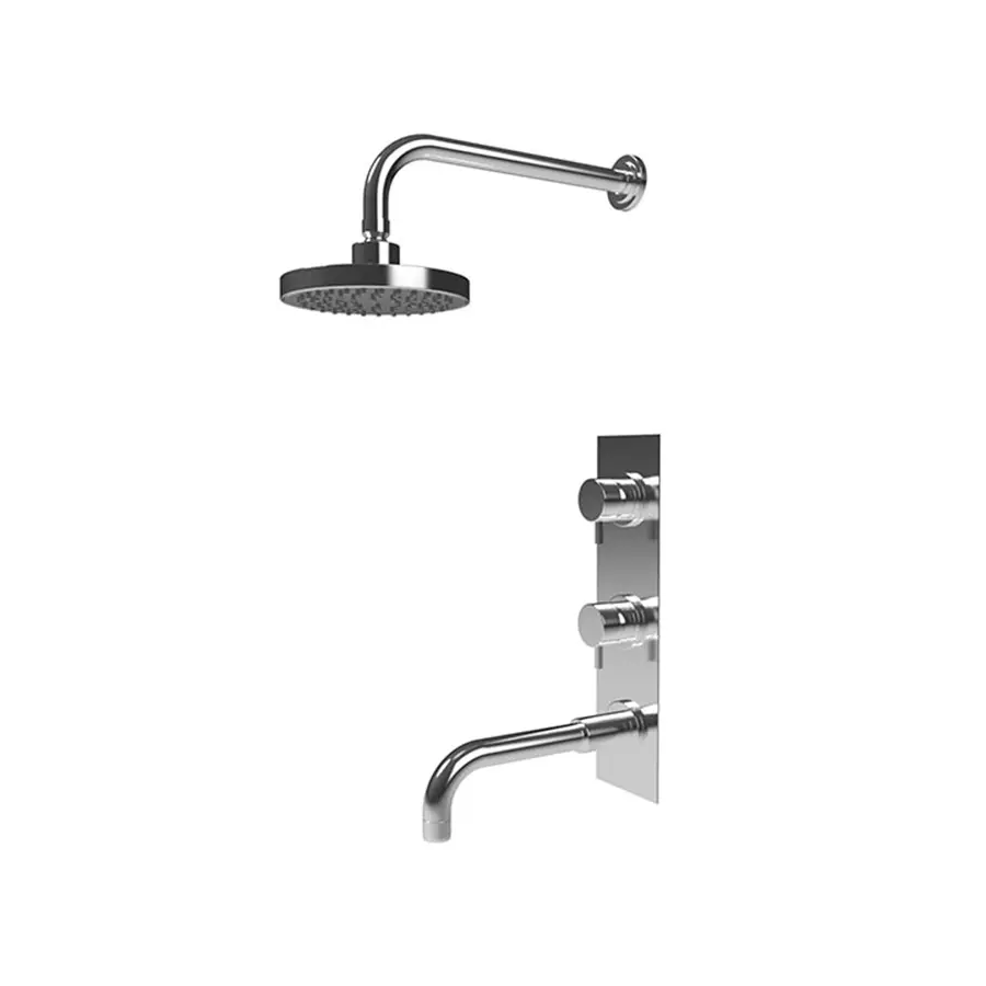 Logic-Monocomando Bañera VERTICAL con BASE