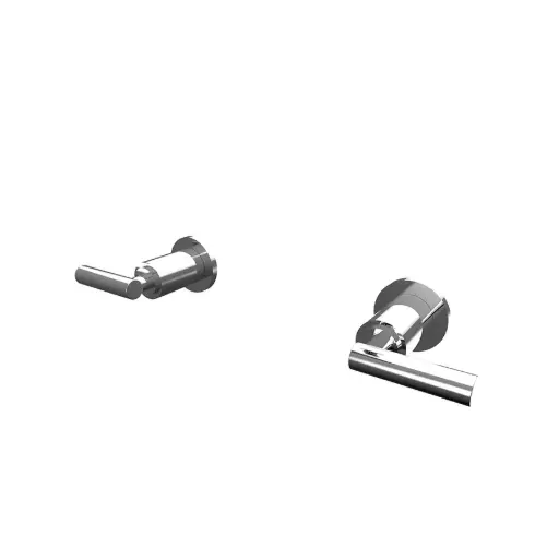 [TH001L0066] Logic LevierDucha 3/4 Vistas y MECANISMO 2 Llaves (sin lluv