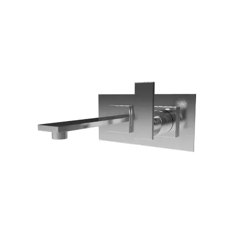 [TH-027M0102B] Tango-Monocomando de Pared p/ lavatorio c/ BASE y sopapa