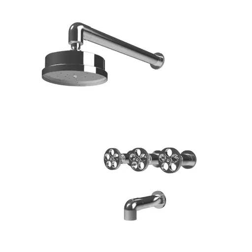 [TH040R0030] L-18- Bañera 3 llaves