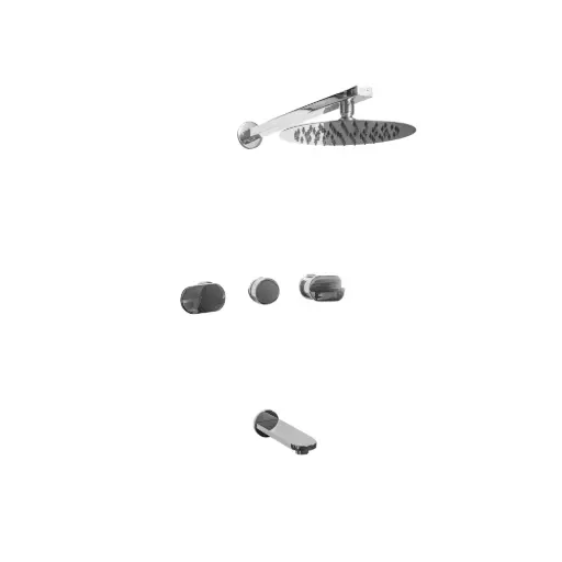 [TH044L0030] Zina Levier Bañera 3 llaves